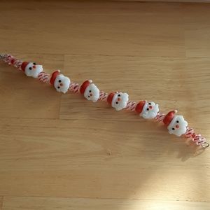 Santa bead bracelet